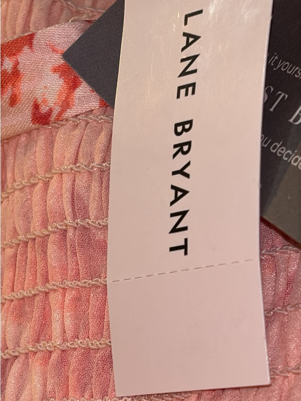 Lane Bryant Pink Floral Smocked Maxi Dress - Picture 9 of 15
